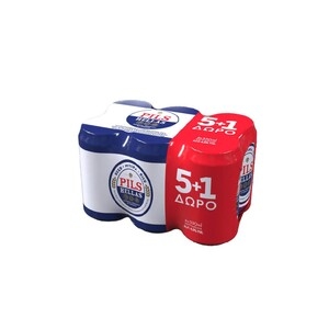 PILS HELLAS Μπύρα (5+1)ΔΩΡΟ
