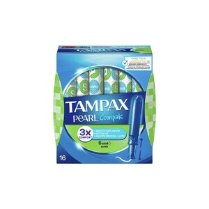 TAMPAX Ταμπόν Compak Pearl Super