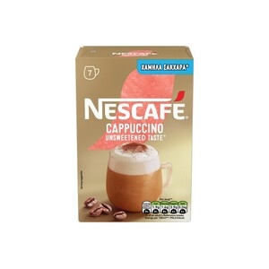 NESCAFE GOLD CAPPUCCINO UNSWEETENED 7*16,5ΓΡ