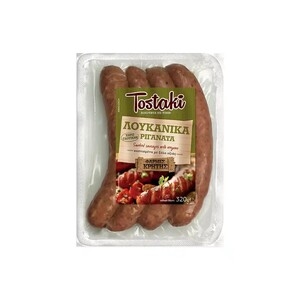TOSTAKI Λουκάνικα Ριγανάτα