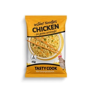 TASTY COOK NOODLES ΜΕ ΚΟΤΟΠΟΥΛΟ 70ΓΡ