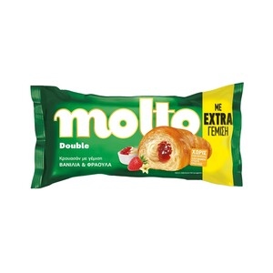 MOLTO Κρουασάν Βανίλια Φράουλα