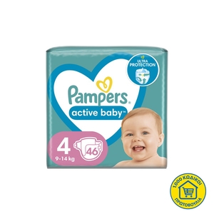 PAMPERS Active Baby Maxi No4