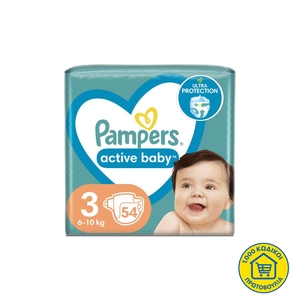 PAMPERS Active Baby Maxi No3