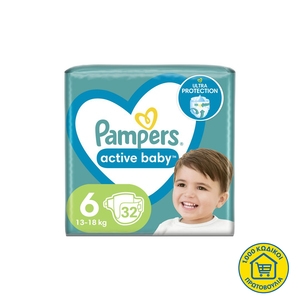 PAMPERS Active Baby Maxi No6