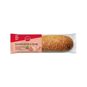 PANINI Κουλουρόψωμo Σαλάμι Αέρος