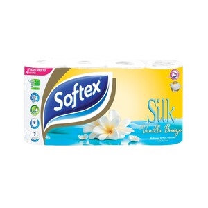 SOFTEX Silk Vanilla Breeze 3φ. 8τεμ.