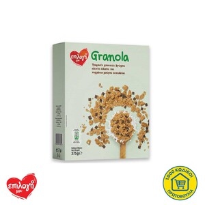 ΕΠΙΛΟΓΗ ΜΟΥ Granola Μαύρη Σοκολάτα