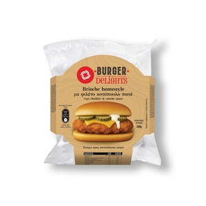 BURGER DELIGHTS Κοτόπουλο Πανέ Homestyle