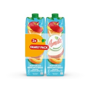 AMITA Ποροτκάλι, Μήλο & Βερίκοκο