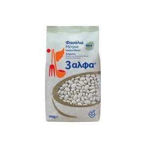 3ΑΛΦΑ Φασόλια Μέτρια ΟΔ