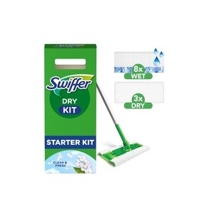 SWIFFER Ετοιμη Σκούπα & Πανάκια