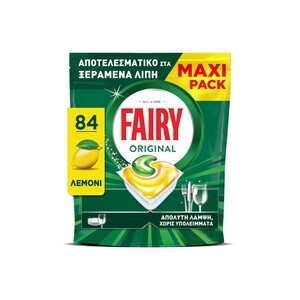 FAIRY Caps Original Λεμόνι XXL