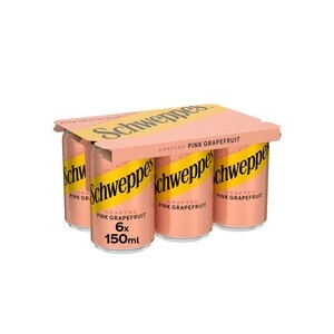 SCHWEPPES Pink Grapefruit Mini Cans