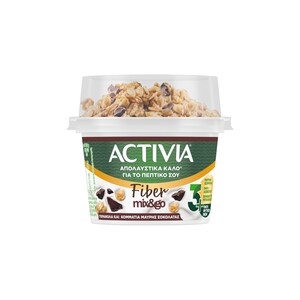 ACTIVIA Fiber Γκρανόλα Μαύρη Σοκολάτα