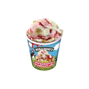 BEN & JERRY΄S Strawberry Doughnut