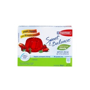 SWEET & BALANCE Φράουλα Με Stevia