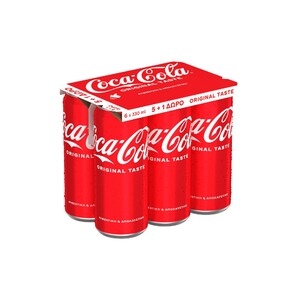 COCA COLA (5+1)Δώρο