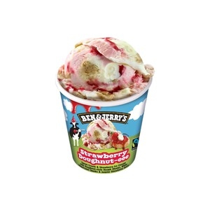BEN & JERRY΄S Strawberry Doughnut