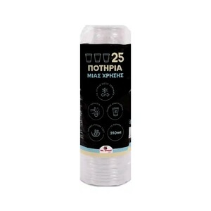 MR GRAND Νερού 9oz Διάφανα 250ml