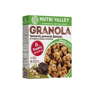 NUTRI VALLEY Granola Μαύρη Σοκολάτα