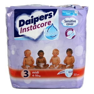 DIAPERWAYS Bio Baby Instacore N,3 4-10kg