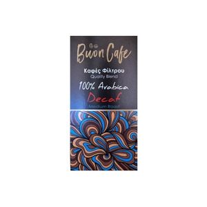 BUON CAFE ΦΙΛΤΡΟΥ DECAF 100% ARABICA 250ΓΡ