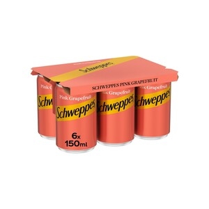 SCHWEPPES Pink Grapefruit Mini Cans