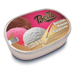 BELLO Βανίλια-Κακάο-Φράουλα