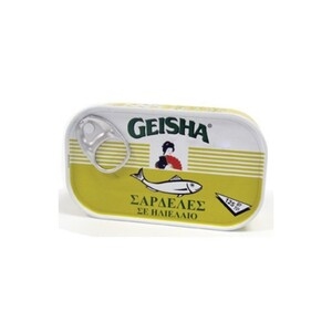 GEISHA ΣΑΡΔΕΛΕΣ ΣΕ ΗΛΙΕΛΑΙΟ 125ΓΡ