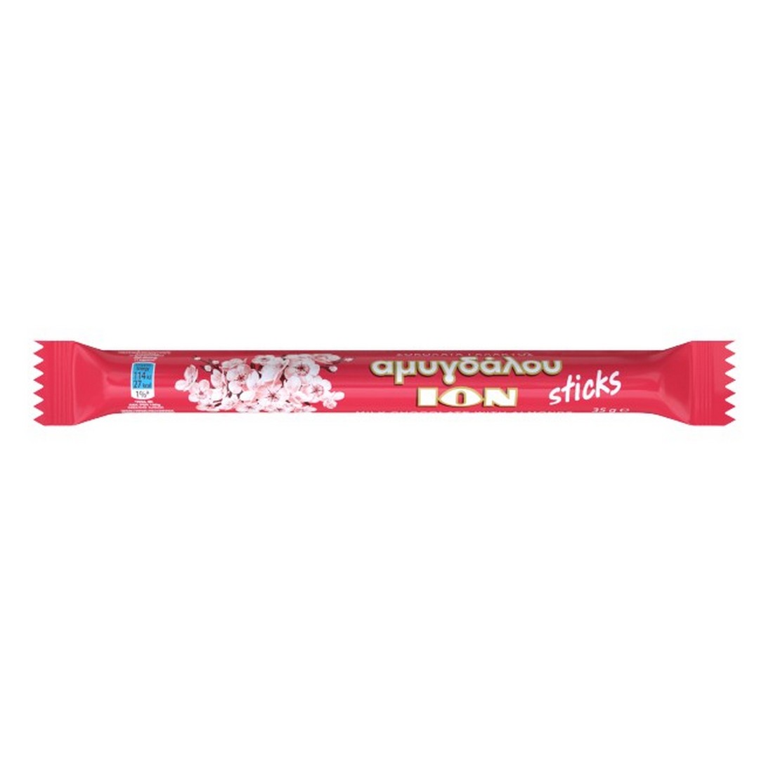 ΙΟΝ ΣΟΚΟΛΑΤΑ ΑΜΥΓΔΑΛΟΥ STICKS 35ΓΡ