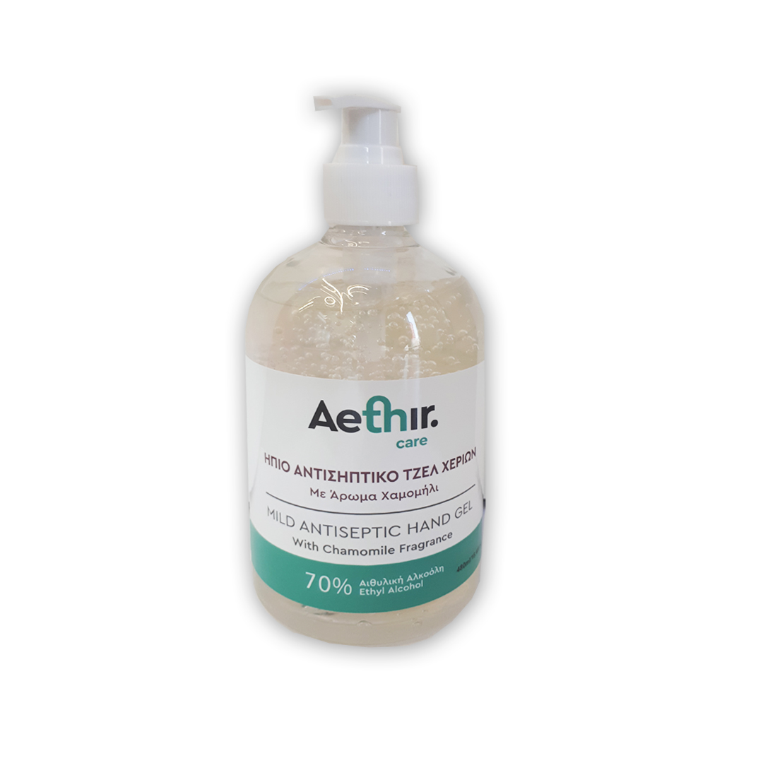 AETHIR ΗΠΙΟ ΑΝΤΙΣΗΠΤΙΚΟ ΤΖΕΛ ΧΕΡΙΩΝ 480ML