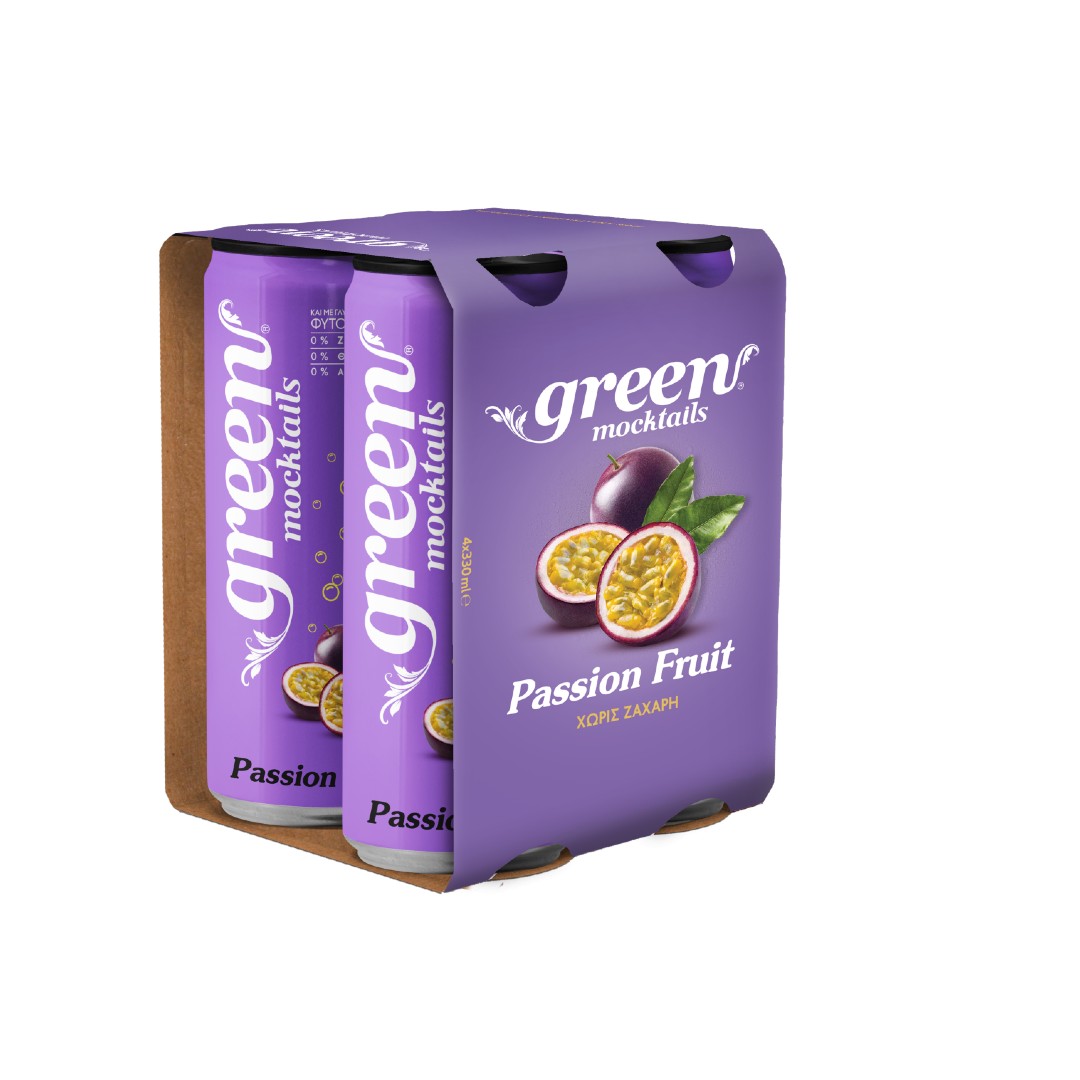 GREEN MOCKTAILS PASSION  FRUIT 4*330ML