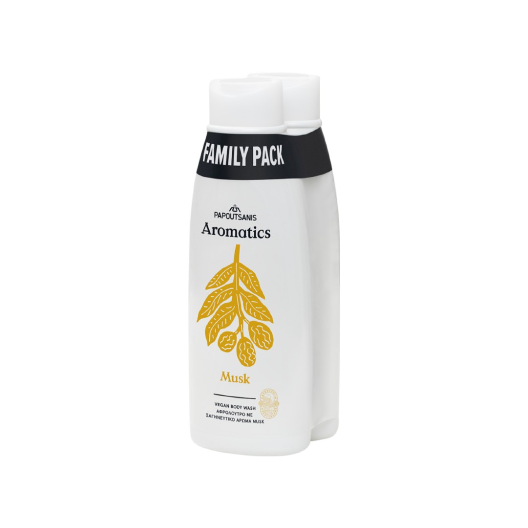 AROMATICS ΑΦΡΟΛ/ΤΡΟ MUSK FAMILY PACK 2*650ML