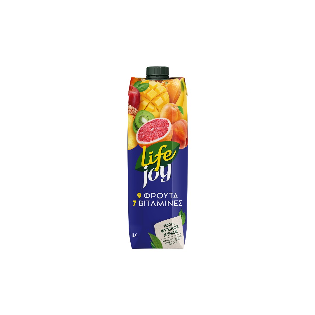 LIFE JOY Φ.ΧΥΜΟΣ        9 ΦΡΟΥΤΑ 1L