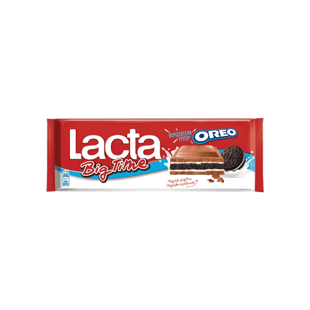 LACTA ΣΟΚΟΛΑΤΑ BIG TIME OREO 300ΓΡ