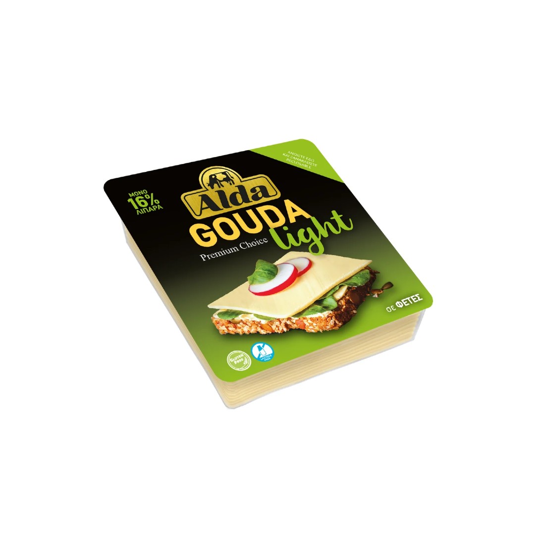 ALDA GOUDA  LIGHT ΦΕΤΕΣ 200ΓΡ