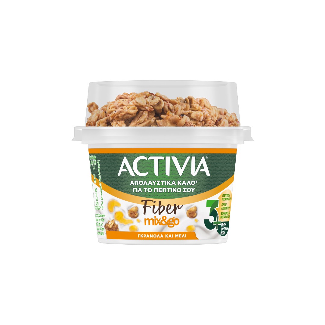 ACTIVIA FIBERS GRANOLA ΜΕΛΙ 165ΓΡ