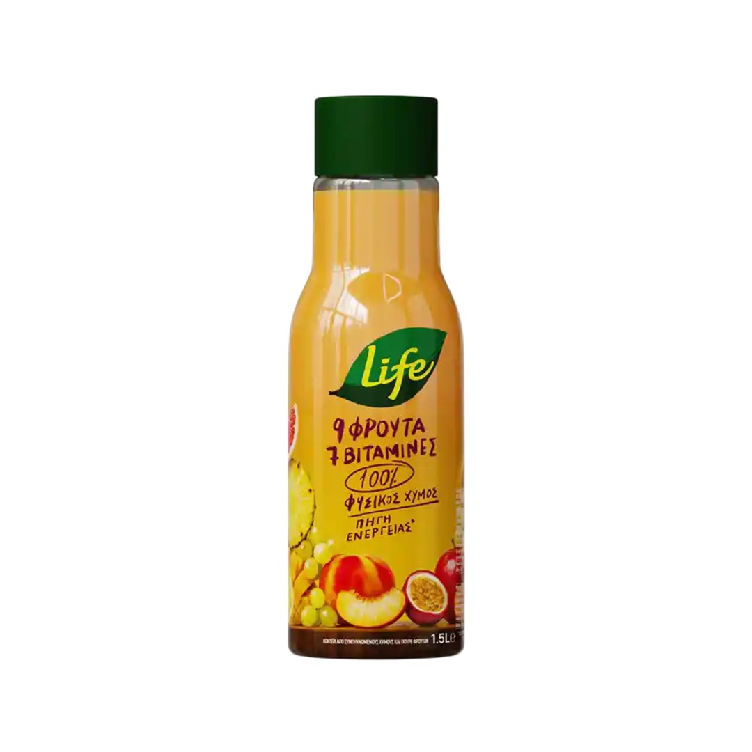ΔΕΛΤΑ LIFE 9 ΦΡΟΥΤΑ  1,5L