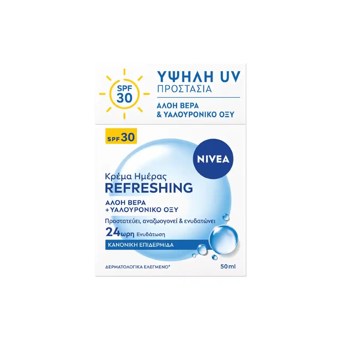 NIVEA ΚΡ.ΗΜΕΡΑΣ ΕΝΥΔΑΤΙΚΗ SPF30 ΚΑΝΟΝ.ΕΠΙΔΕΡ.50ML