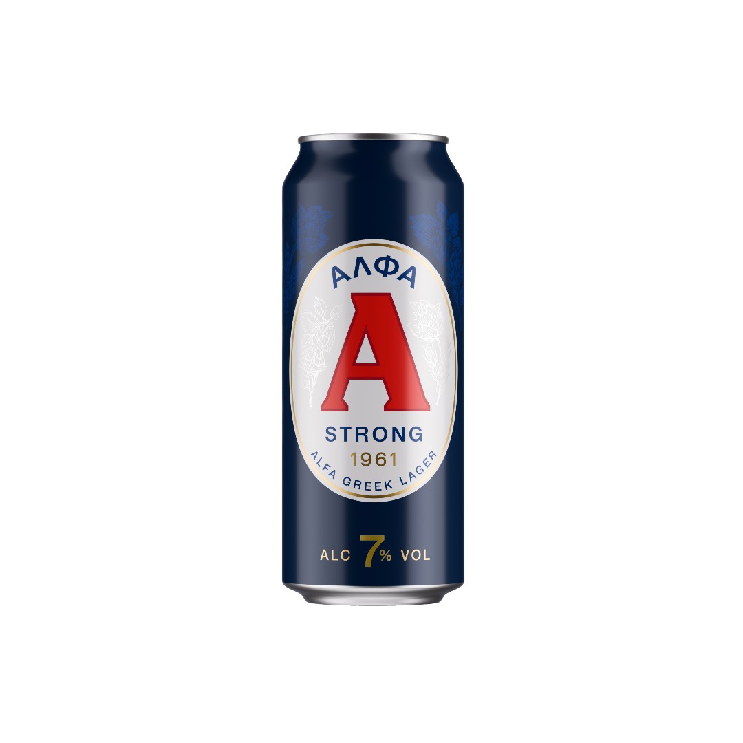 ΑΛΦΑ STRONG ΜΠΥΡΑ ΚΟΥΤΙ 500ML