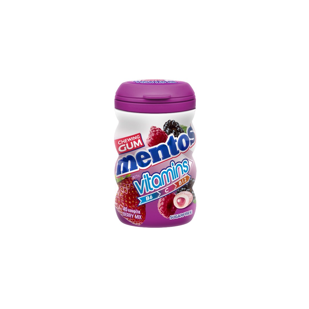 MENTOS ΤΣΙΧΛΕΣ VITAMINS BERRY 90ΓΡ