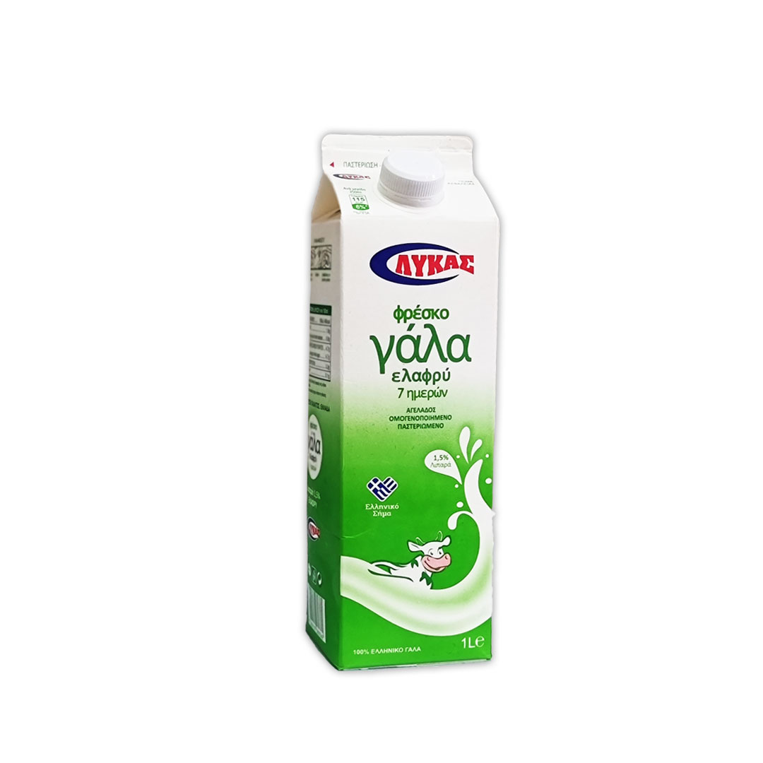 ΛΥΚΑΣ ΓΑΛΑ ΦΡΕΣΚΟ 1.5% 1L