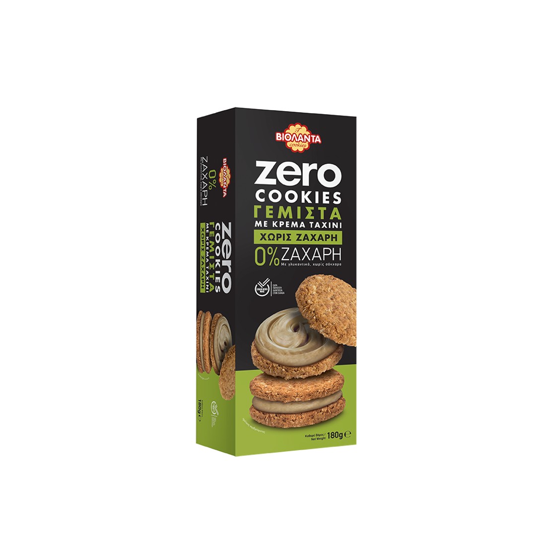 ΒΙΟΛΑΝΤΑ ΜΠΙΣΚΟΤΑ ZERO COOKIES ΓΕΜ.ΜΕ ΤΑΧΙΝΙ 180ΓΡ