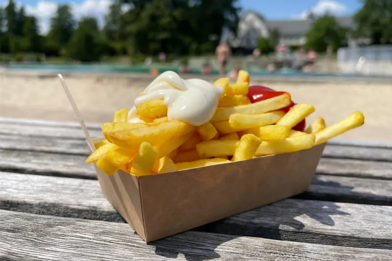 BBQ-Grillfisch Makrelen File Sanwich