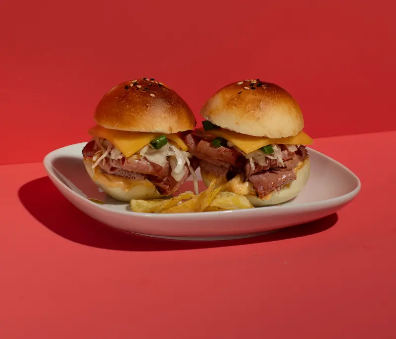 Bun Sliders Meat/ Vegi