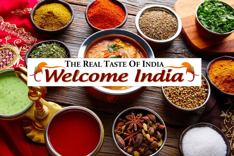 Welcome India Hamburg authentisch indsich Logo