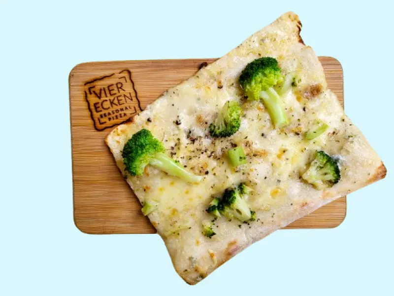 Vier Ecken - Seasonal Pizza · Gerichte
