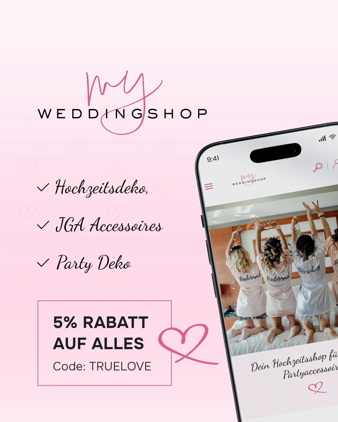 Anzeige von myweddingshop.de