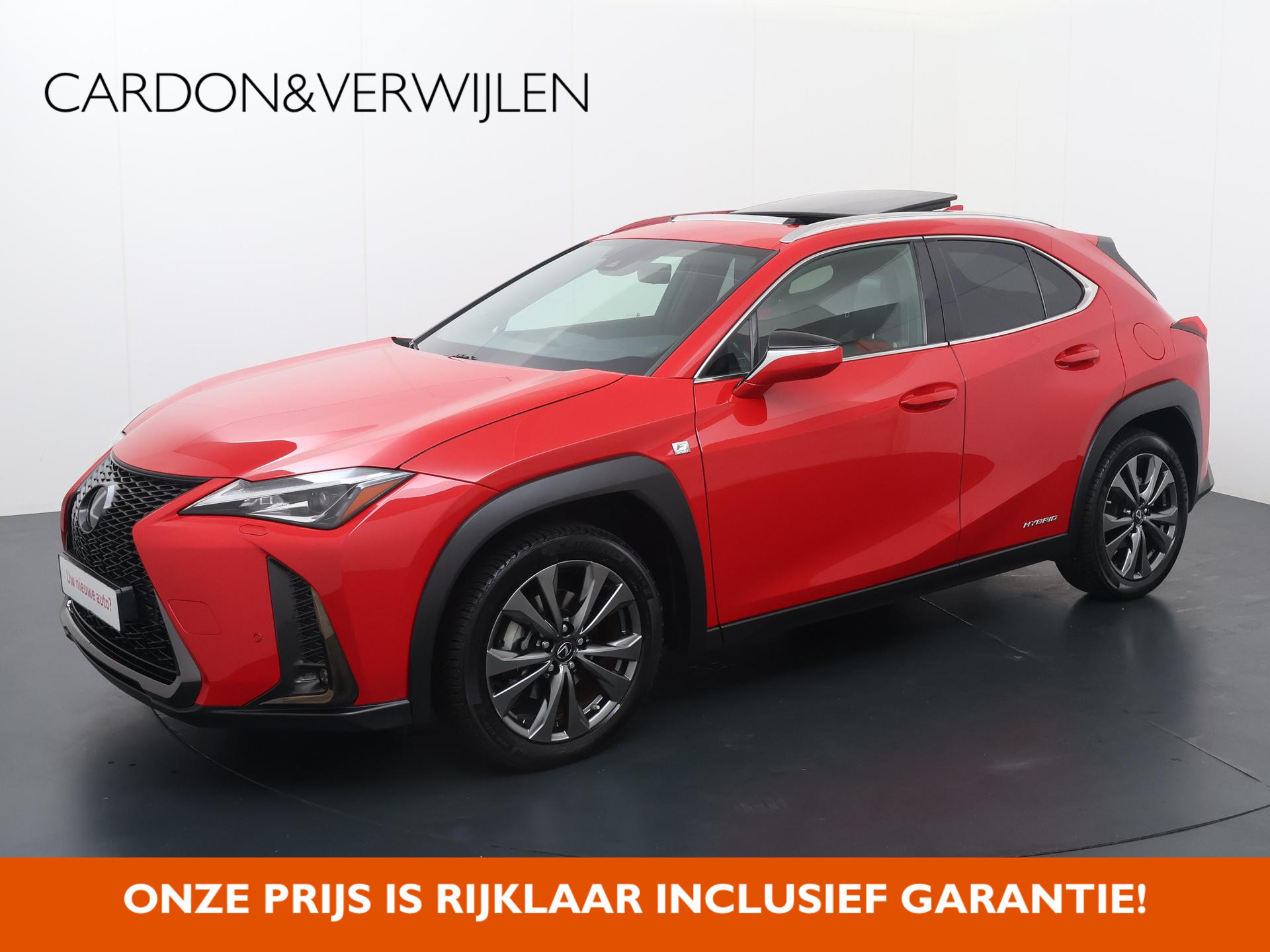 Lexus UX 250h F Sport Line 152 PK | Panoramadak | Achteruitrijcamera | Navigatiesysteem | Stoelverwarming | Parkeersensoren |